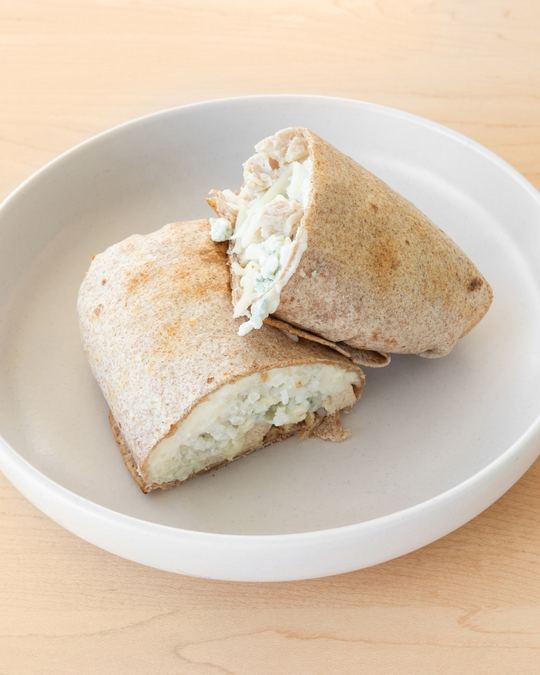 Hot Cheesy Chicken Wrap